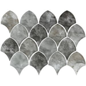 Grey Glass Mixed Mosaic 2