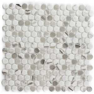 Timeless Penny Alaia Recycled Glass Matte Mosaic