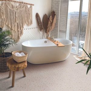 Lineas Beige Recycled Glass Matte Mosaic 3