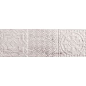 Gris Ceramic Glossy Relief Tile