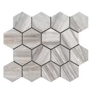 Origins Hex Pearl Attraction Porcelain Polished Mosaic